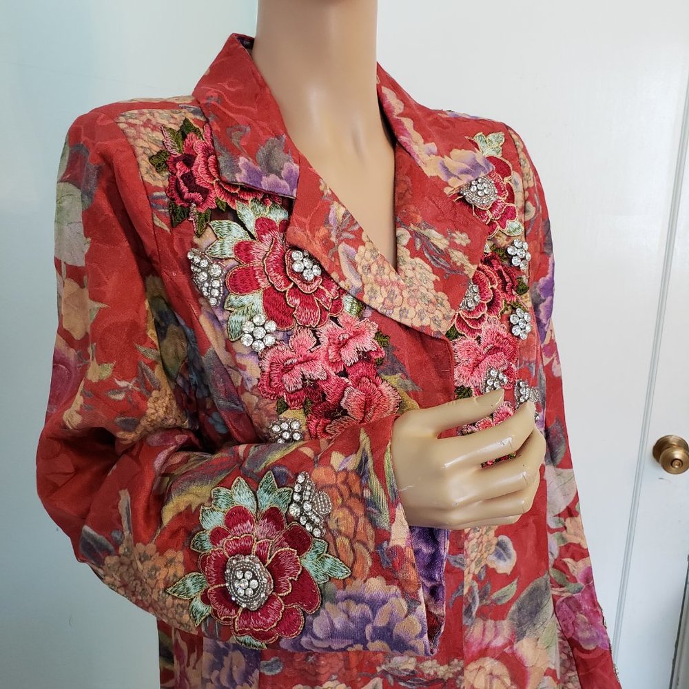 NWT JOHNNY WAS LA VIE FLEUR COAT. - Picture 14 of 17